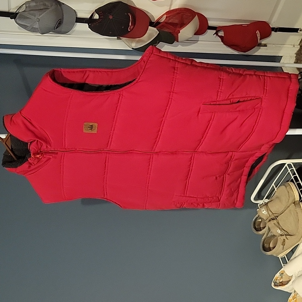 Field & Stream Red Vest XL